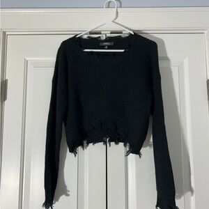 Hera Collection cropped sweater black size M